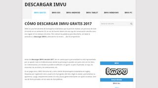 
                            11. Cómo descargar IMVU Gratis 2017 - Descargar IMVU