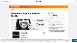 
                            11. ¿Cómo descargar tus fotos de Tuenti? | Diario Sur