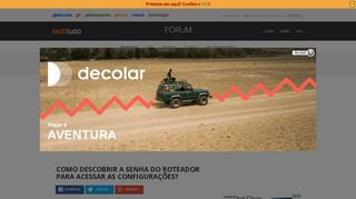 
                            1. Como descobrir a senha do roteador para acessar as configurações ...