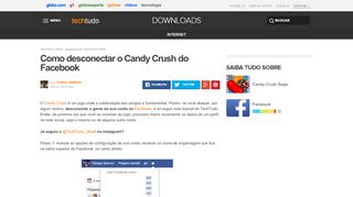 
                            11. Como desconectar o Candy Crush do Facebook | Dicas e Tutoriais ...