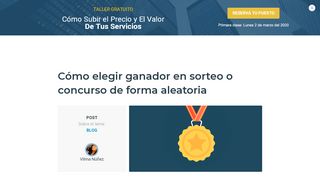 
                            2. Cómo elegir ganador de manera aleatoria para sorteos y concursos