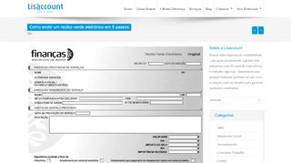 
                            5. Como emitir um recibo verde eletrónico em 5 passos – Lisaccount