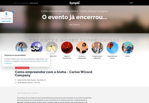 
                            11. Como empreender com a Aloha - Carlos Wizard Company - Sympla