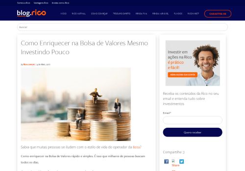 
                            5. Como Enriquecer na Bolsa de Valores Mesmo Investindo Pouco