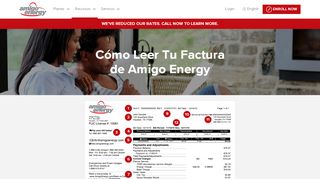 
                            8. Como Entender mi Factura | Amigo Energy | 855-454-0382