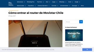 
                            9. Cómo entrar al router de Movistar Chile | Mira Cómo Hacerlo