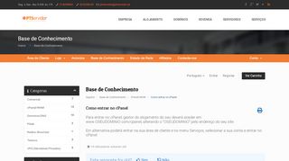 
                            6. Como entrar no cPanel - Knowledgebase - PTServidor® - Sampling ...