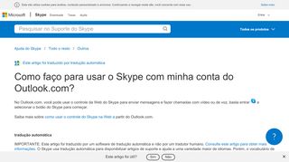 
                            2. Como faço para usar o Skype com minha conta do Outlook.com ...