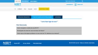 
                            5. como fazer login do sinal - Ajuda Site Oficial da NET