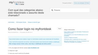 
                            3. Como fazer login no myfrontdesk - Cloudbeds