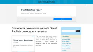 
                            9. Como fazer nova senha na Nota Fiscal Paulista ou recuperar a senha