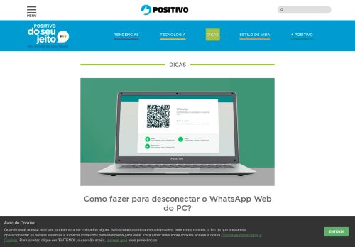 
                            11. Como fazer para desconectar o WhatsApp Web do PC? - Positivo ...