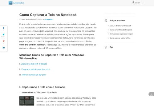 
                            13. Como Fazer Print no Notebook Grátis - Screenshot.net