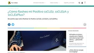 
                            7. ¿Cómo flasheo mi Positivo 11cle2, 11cle2a y 11cle2plus? - Plan Ceibal