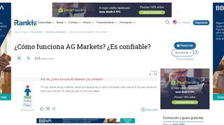 
                            9. ¿Cómo funciona AG Markets? ¿Es confiable? (2/11) - Rankia