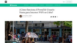 
                            12. ¿Cómo funciona el Portal de Usuario Nauta para Internet WiFi en Cuba?