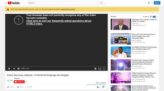 
                            10. Como funciona Jobartis - O Portal de Emprego em Angola - YouTube