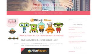 
                            9. Como ganhar bitcoin através do Alien Faucet – Dinheiro Virtual
