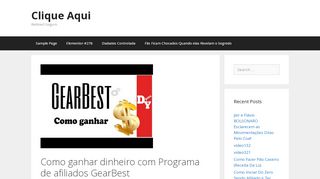 
                            9. Como ganhar dinheiro com Programa de afiliados GearBest – Clique ...