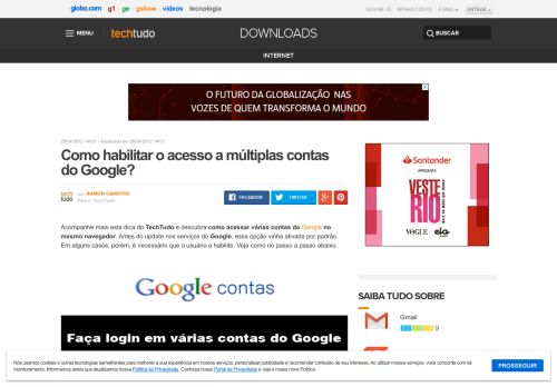 
                            7. Como habilitar o acesso a múltiplas contas do Google? | Dicas e ...