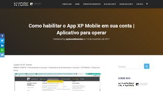 
                            2. Como habilitar o App XP Mobile em sua conta | Aplicativo para operar ...