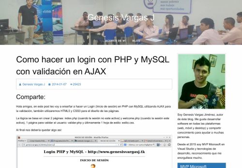 
                            11. Como hacer un login con PHP y MySQL con validación en AJAX