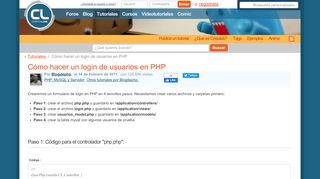 
                            1. Cómo hacer un login de usuarios en PHP - Cristalab