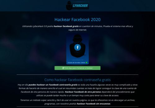 
                            3. Cómo HACKEAR Facebook 2018 ▷ Online 100% Gratis y Seguro √ |