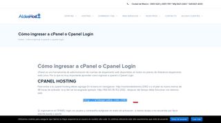 
                            10. Cómo ingresar a cPanel o Cpanel Login | Hosting OFERTA: Web ...