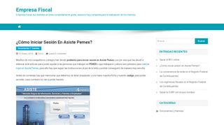
                            7. ¿Cómo iniciar sesión en Asiste Pemex? | Empresa Fiscal