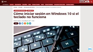 
                            4. Cómo iniciar sesión en Windows 10 si el teclado no funciona - SoftZone