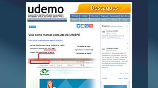 
                            5. como marcar consulta no IAMSPE - UDEMO