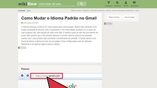 
                            12. Como Mudar o Idioma Padrão no Gmail: 6 Passos - wikiHow