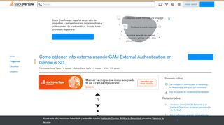 
                            9. Como obtener info externa usando GAM External Authentication en ...