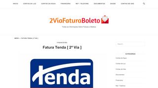 
                            9. Como Obter a Fatura Tenda [ 2ª Via ] de Forma Fácil