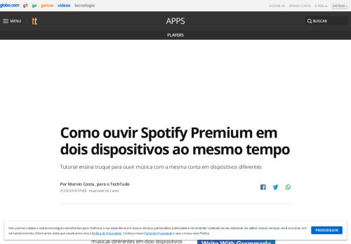 
                            13. Como ouvir Spotify Premium em dois dispositivos ao mesmo tempo ...