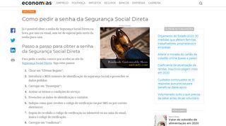 
                            7. Como pedir a senha da Segurança Social Direta - Economias