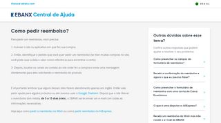
                            13. Como pedir um reembolso no Mini In The Box? - EBANX Brasil