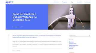 
                            12. Como personalizar o Outlook Web App no Exchange 2010 - Agility ...