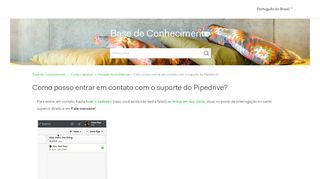 
                            10. Como posso entrar em contato com o suporte do Pipedrive? – Central ...