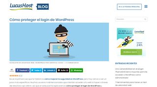 
                            6. Cómo proteger el login de WordPress | Blog de LucusHost