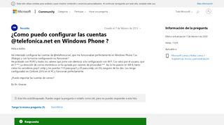 
                            13. ¿Como puedo configurar las cuentas @telefonica.net en Windows ...