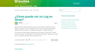 
                            6. ¿Cómo puedo ver un Log en Qnap? – Qloudea.com - Base de ...