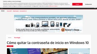
                            7. Cómo quitar la contraseña de inicio en Windows 10 | Tecnología ...