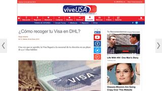 
                            4. ¿Cómo recoger tu Visa en DHL? | ViveUSA.mx