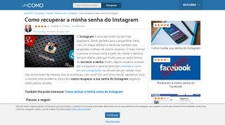 
                            9. Como recuperar a minha senha do Instagram - 9 passos