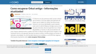 
                            4. Como recuperar Orkut antigo - Informações atualizadas!