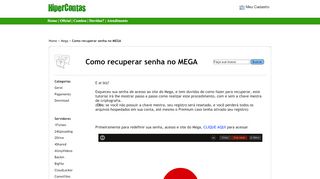 
                            5. Como recuperar senha no MEGA - Perguntas e Respostas ...