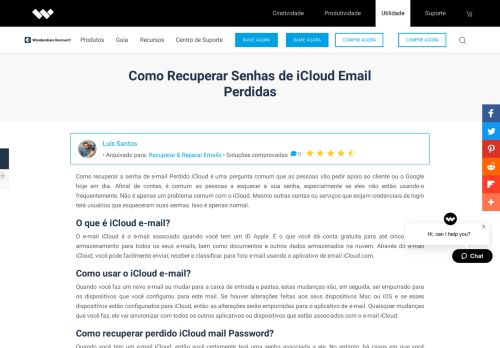 
                            10. Como Recuperar Senhas de iCloud Email Perdidas