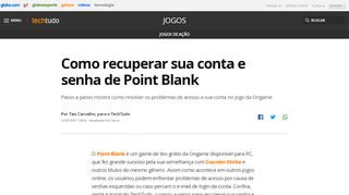 
                            10. Como recuperar sua conta e senha de Point Blank | Jogos de ação ...